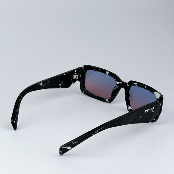 Prada PR27ZS 15O60E bRAND NEW Sunglasses Black Tortoise Blue Gradient Unisex - Picture 6 of 10